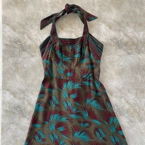 Vintage Betsey Johnson 90s Y2K Black Label 100% Silk Midi Dress